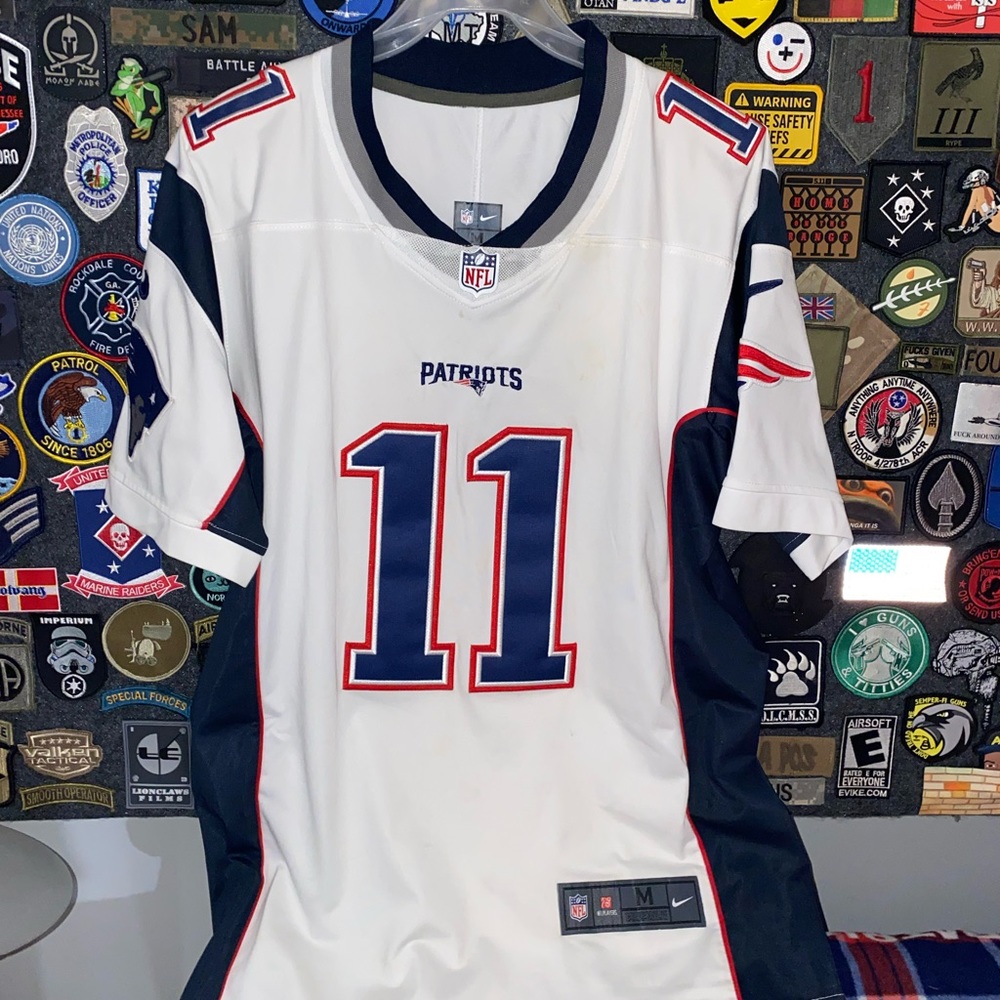 Julian Edelman Patriots Away Jersey Men’s Medium